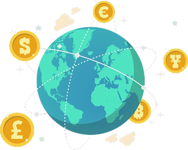 Global-Network-Currency-Concept